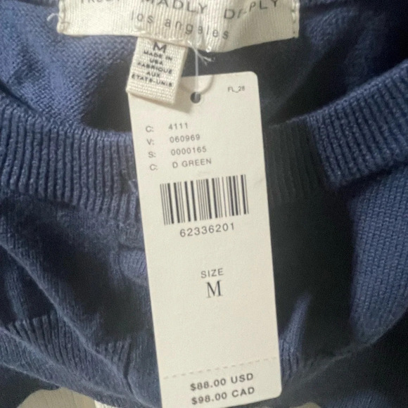 Anthropology, Truly Madly Deeply Cropped Sweater Tank, NWT Size Medium - Picture 4 of 4